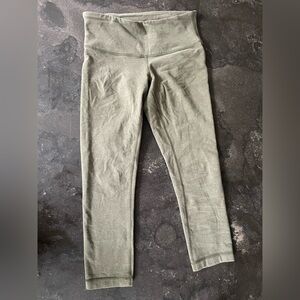 Olive Lululemon leggings. Very soft